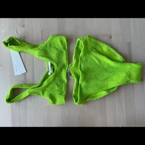 youswim Eva standard-waist two piece in Wasabi NEW